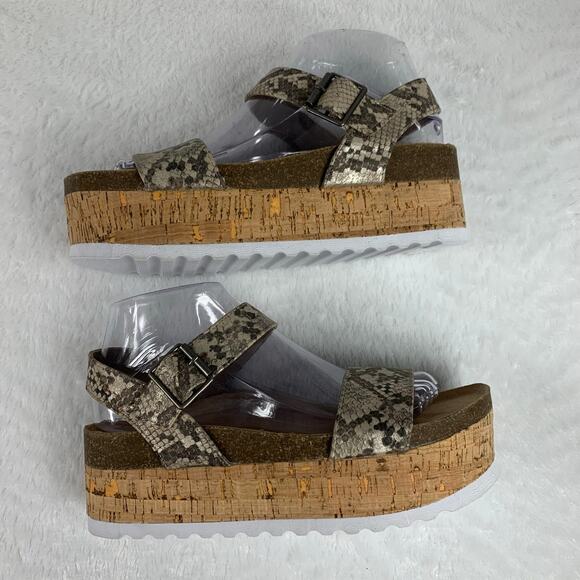 Dirty Laundry Dusk Palms Women's Platform Sandals Size 6.5/37 - Picture 6 of 9